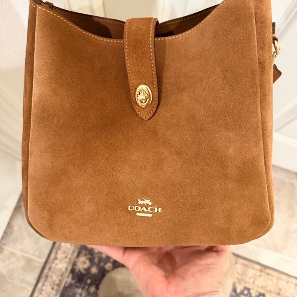 Coach Hadley Sienna Convertible Crossbody Bag - Picture 3 of 15